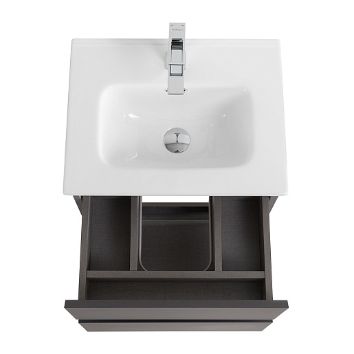 BelBagno Тумба с раковиной Kraft 39-50 подвесная Темно-Серый матовый с раковиной BB500/390ETL – картинка-9